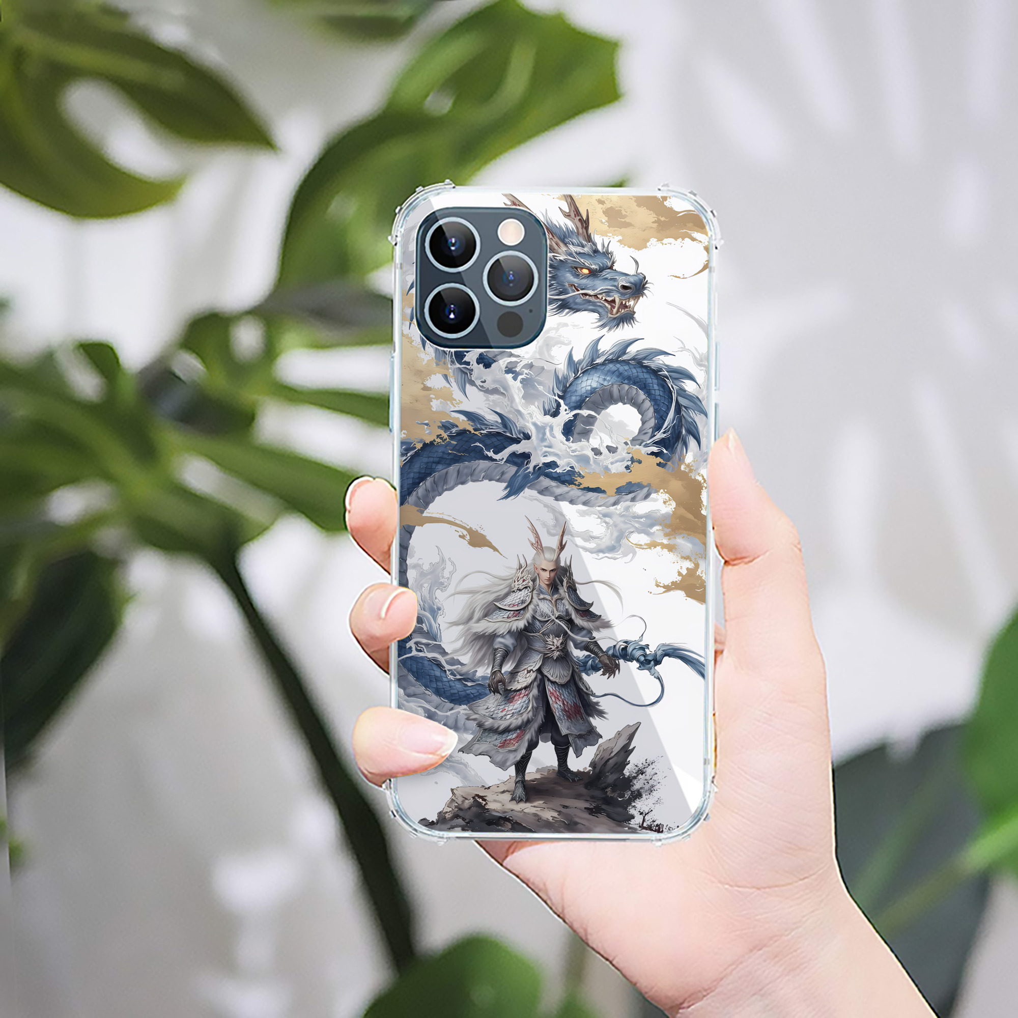 （画像用） Ne Zha 2 ナタ 魔童の大暴れ 【iPhone 12シリーズ対応】透明スマホケース（クリアソフトケース）